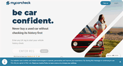 Desktop Screenshot of mycarcheck.com